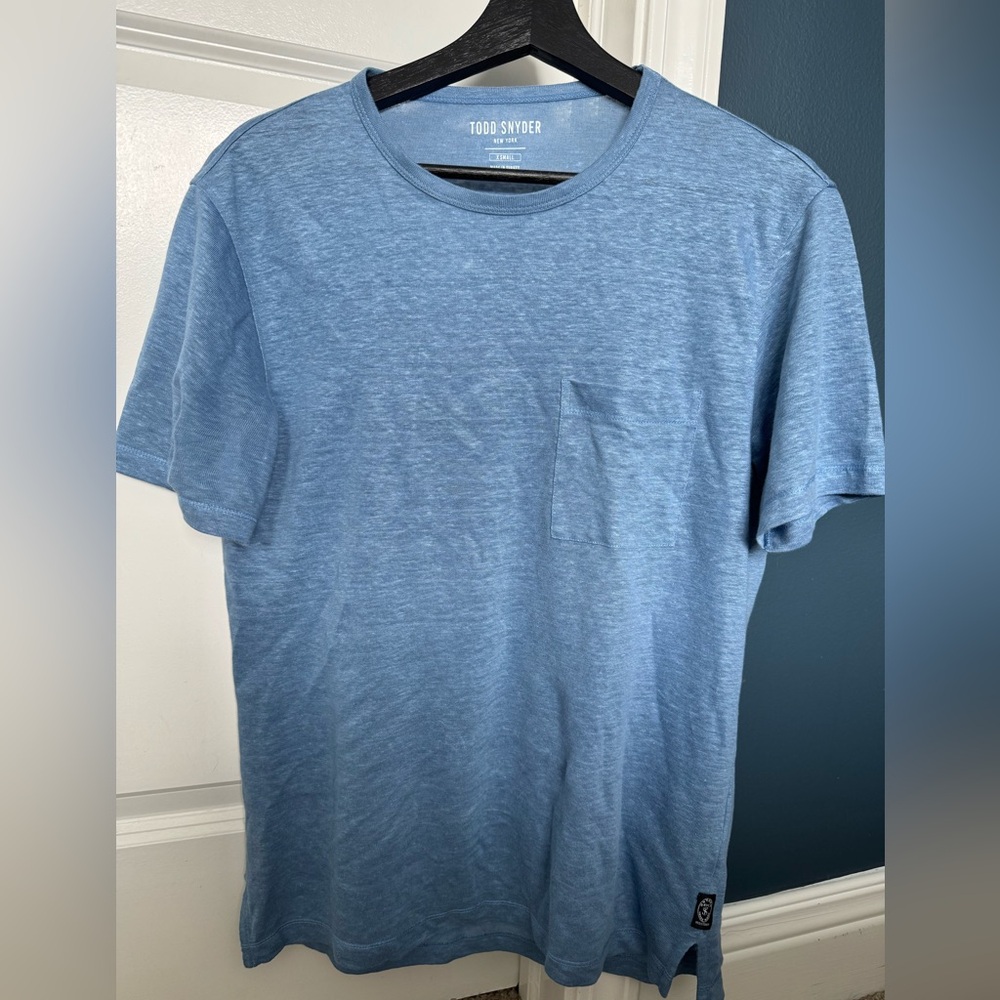 Todd Snyder Linen Short Sleeve Tee XS